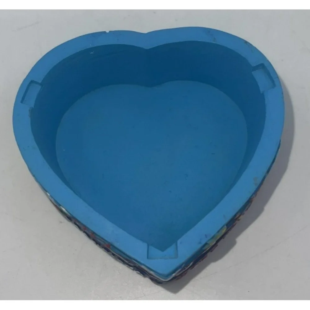 San‎ Francisco Trinket Jewelry Box Resin Colorful Heart Shaped 3